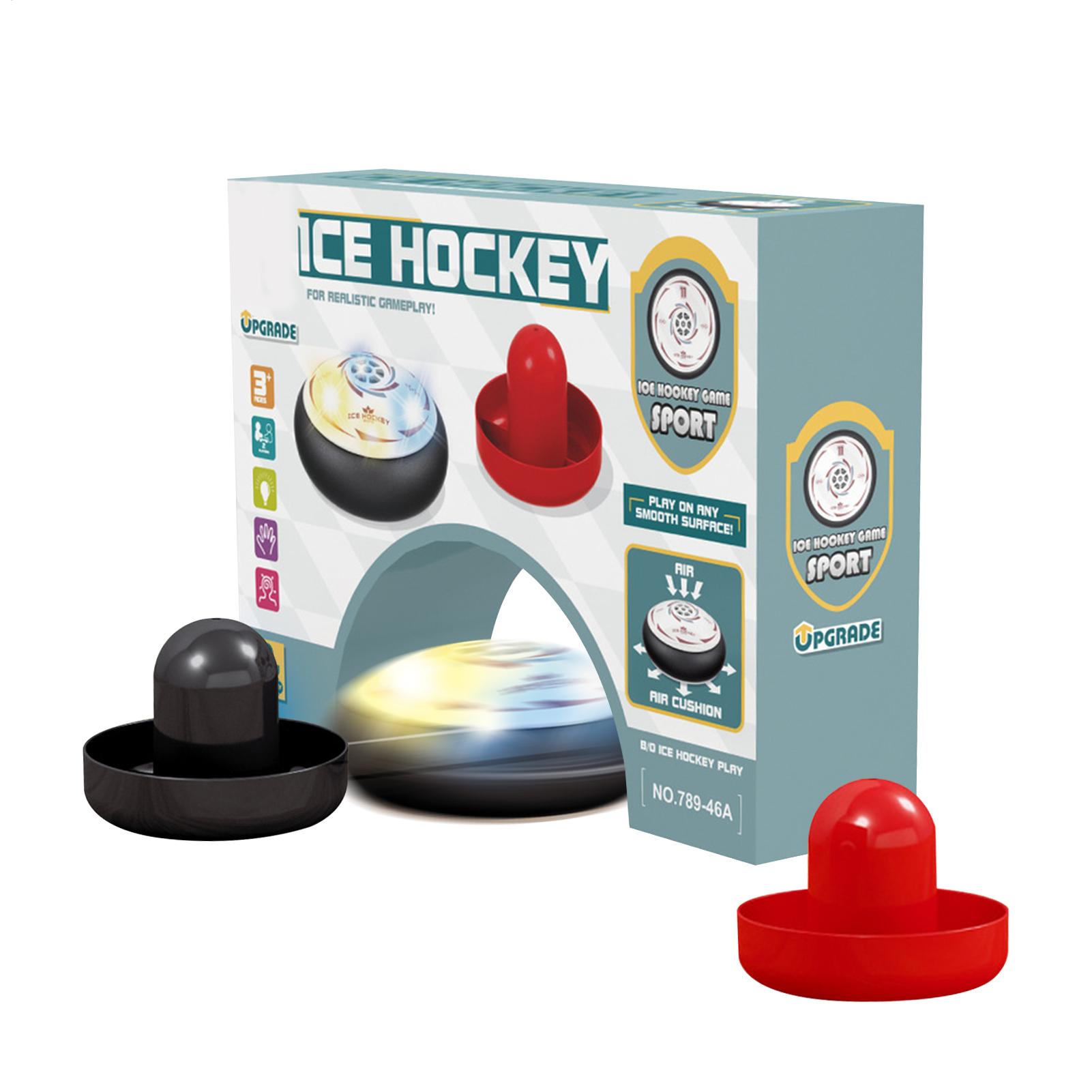 Kids Outdoor Hockey Set - Interaktives elektrisches Hockey-Puck-Spiel, tragbares schwebendes Hockey-Set