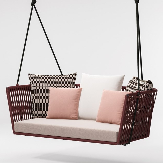 Kids Outdoor Hanging Chair - Neues Outdoor-Garten-Baumschaukel-Set für Kinder, Indoor-Doppelseil-Hängematte, Hängesessel