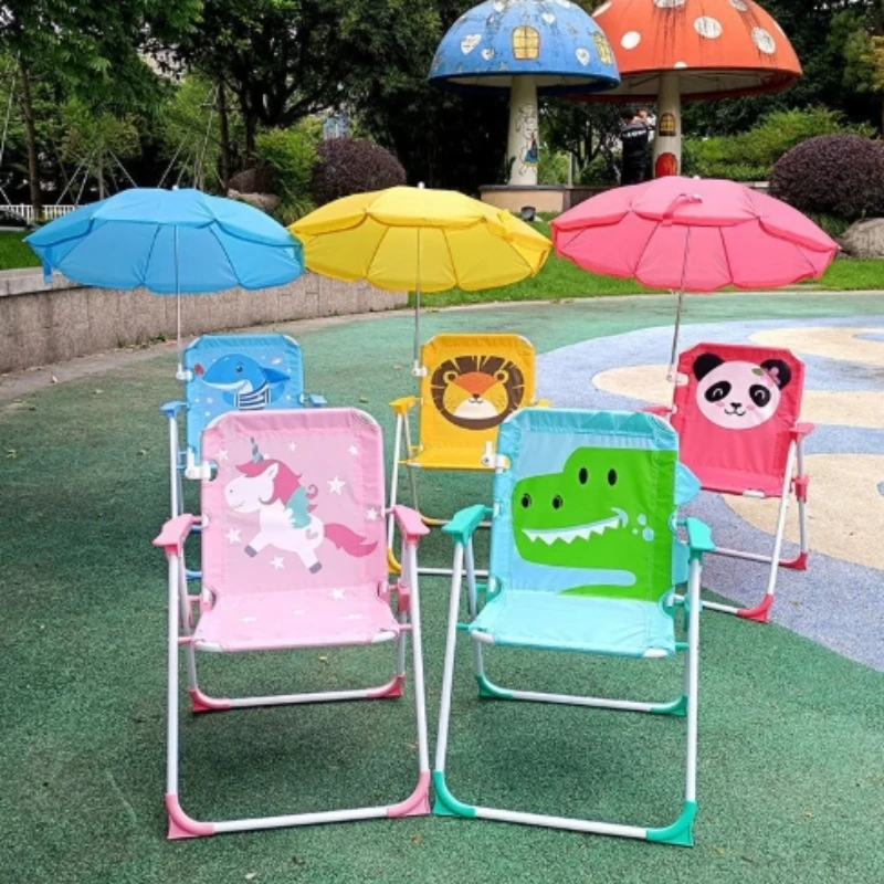 Kids Outdoor Seating - Kinderfotografie, tragbarer Sonnenschirm, Strandstuhl, Outdoor-Baby, einfacher
