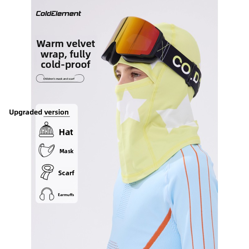 Kids Outdoor Gloves - Coldelement Kinder-Skimaske – Schutz für warmes