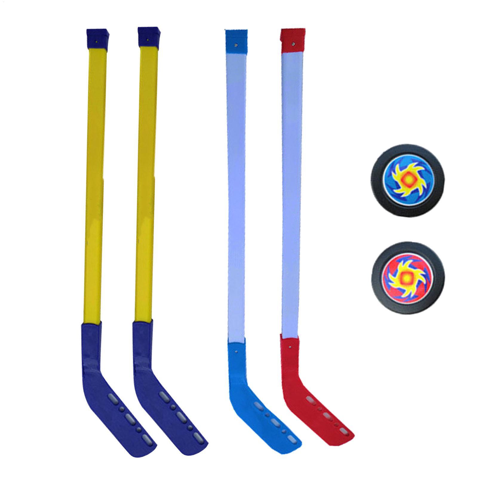 Kids Outdoor Hockey Set - Eishockeyschläger Kinder-Straßenhockey-Set mit Ball Professionelle Eishockeyschläger