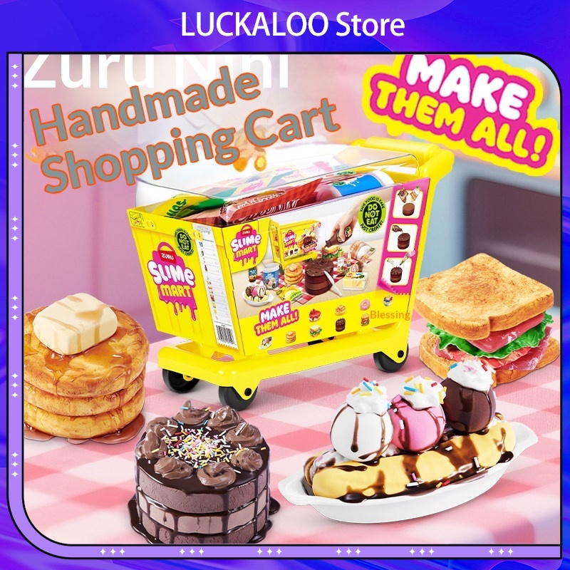 Kids Outdoor Kitchen Accessories - Zuru Mini Slime Mart Einkaufswagen Überraschungsbox