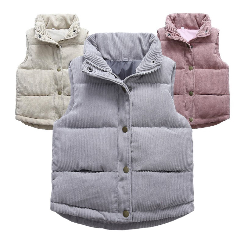 Kids Outdoor Clothing - Kinder Jungen Mädchen Cord westen verdicken