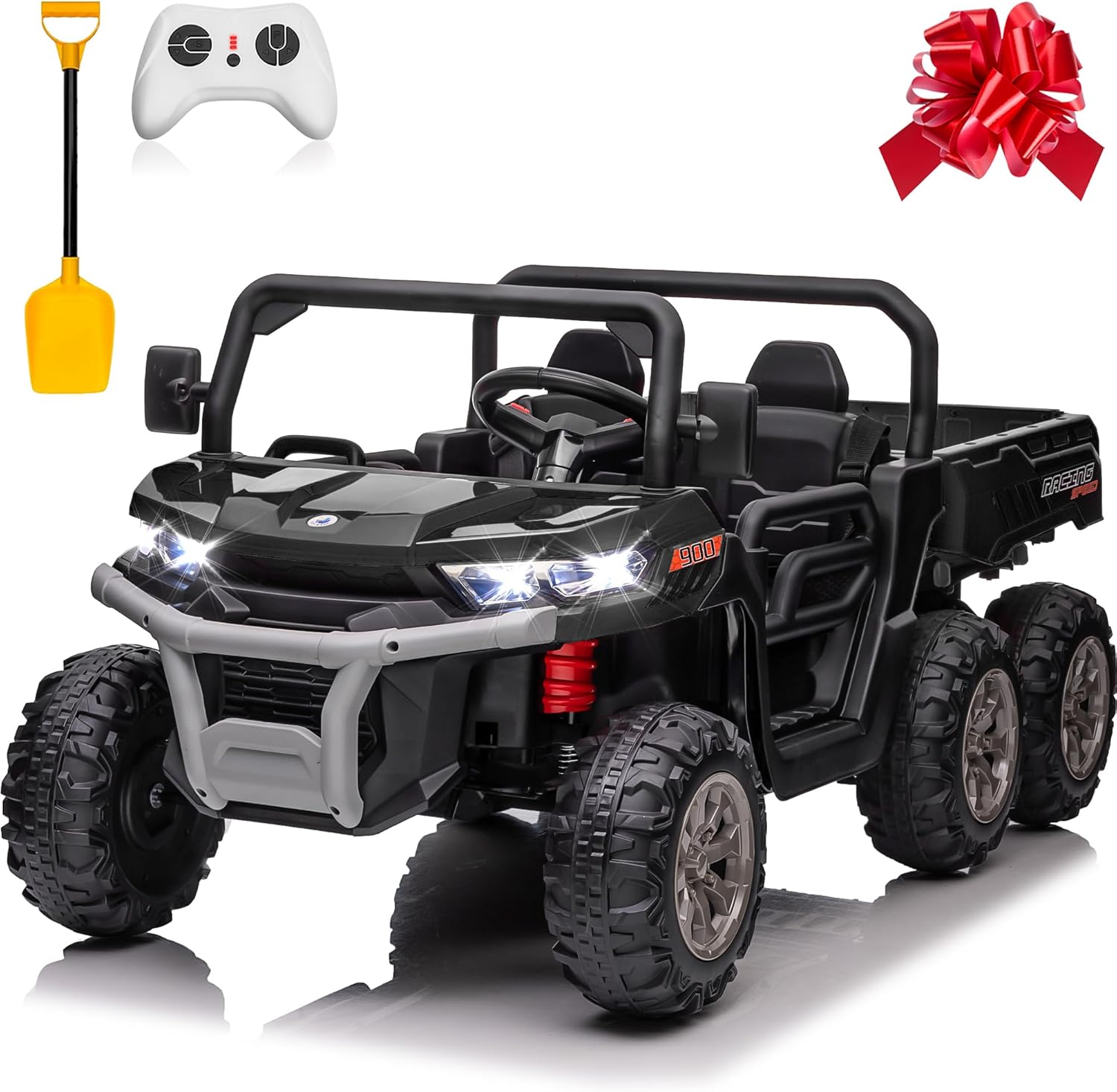 Ride On Toy Car - 4x4 24V Elektro-Kipplaster mit Fernbedienung, 2-Sitzer