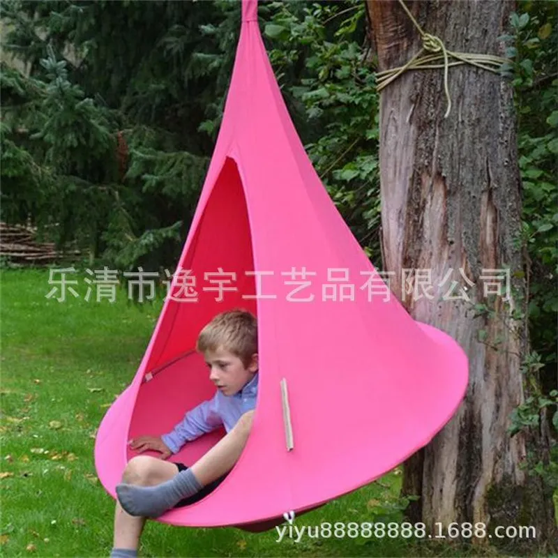 Kids Outdoor Hanging Chair - Outdoor-Baumzelt-Hängematte, Hängesessel für Balkon, Freizeit-Camping, tragbarer