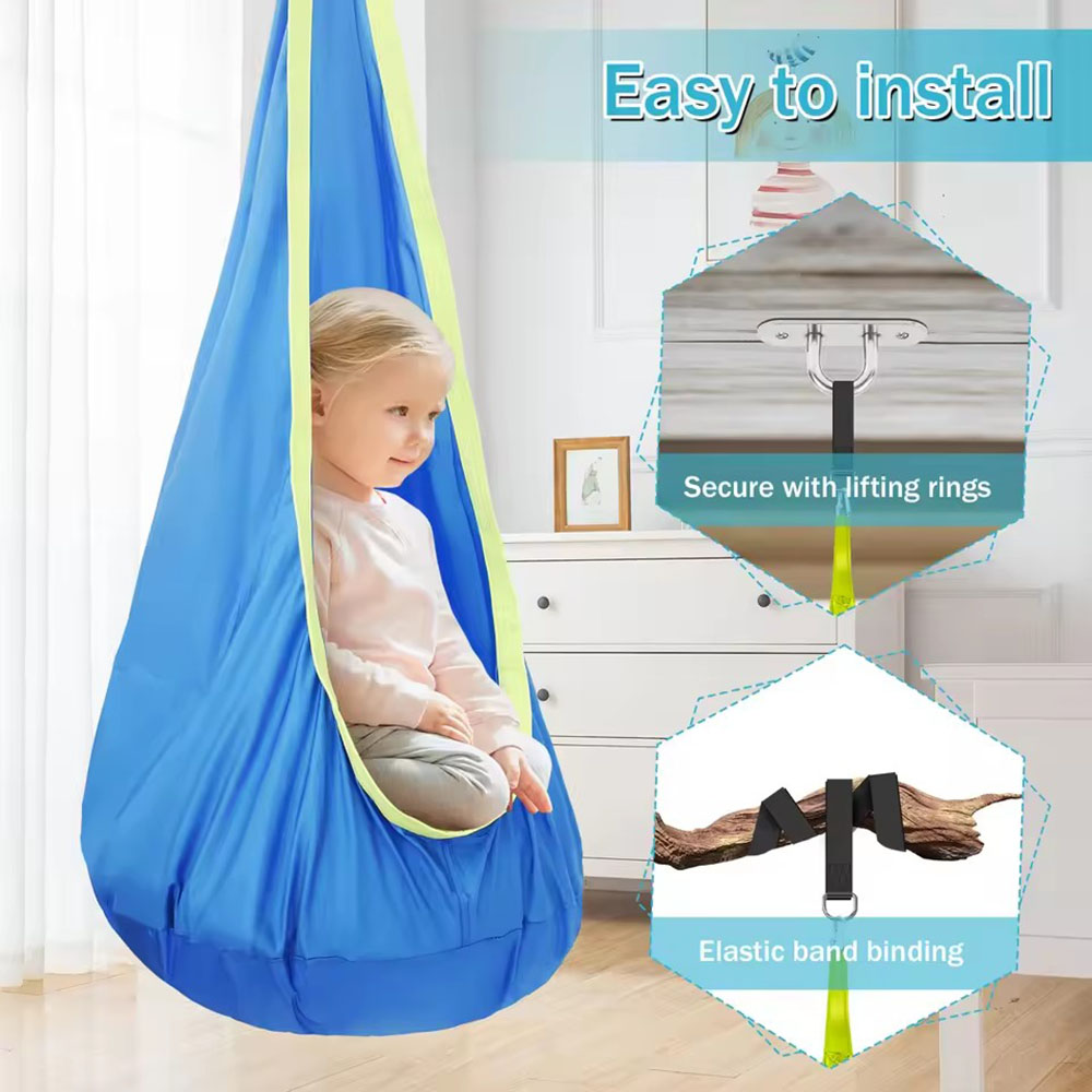 Kinder-Schaukelsitz aus Nylon  – Kids Outdoor Hanging Chair Bewertung und Preis