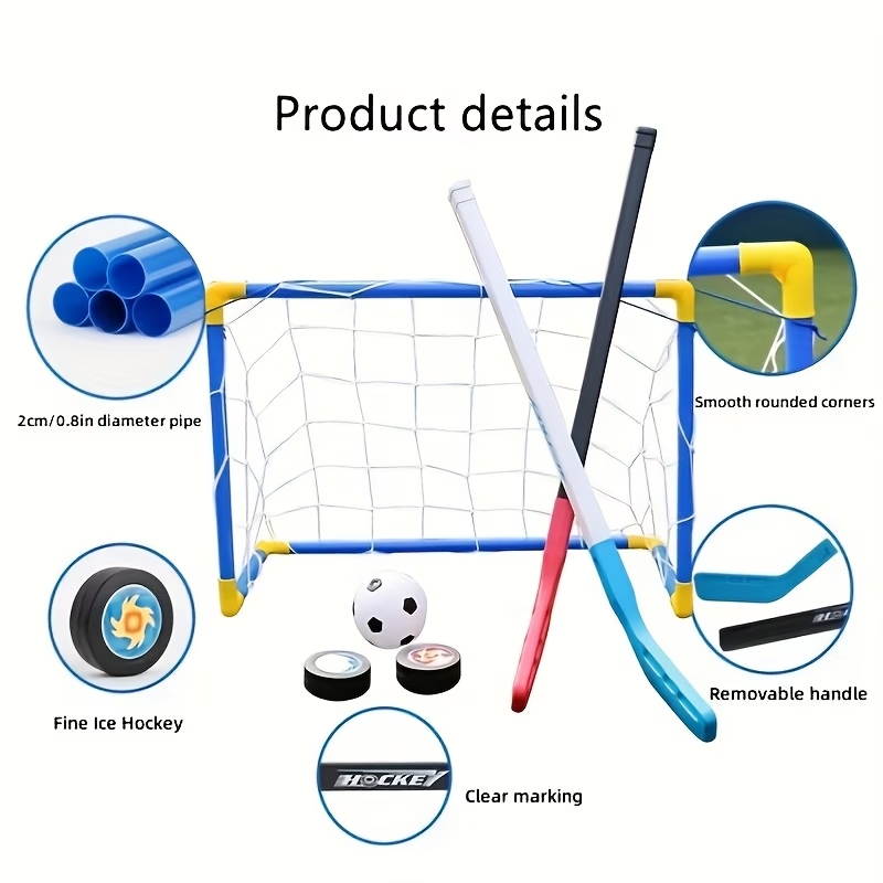 2-in-1 Kinder Hockey- & Fußbal – Kids Outdoor Hockey Set Bewertung und Preis