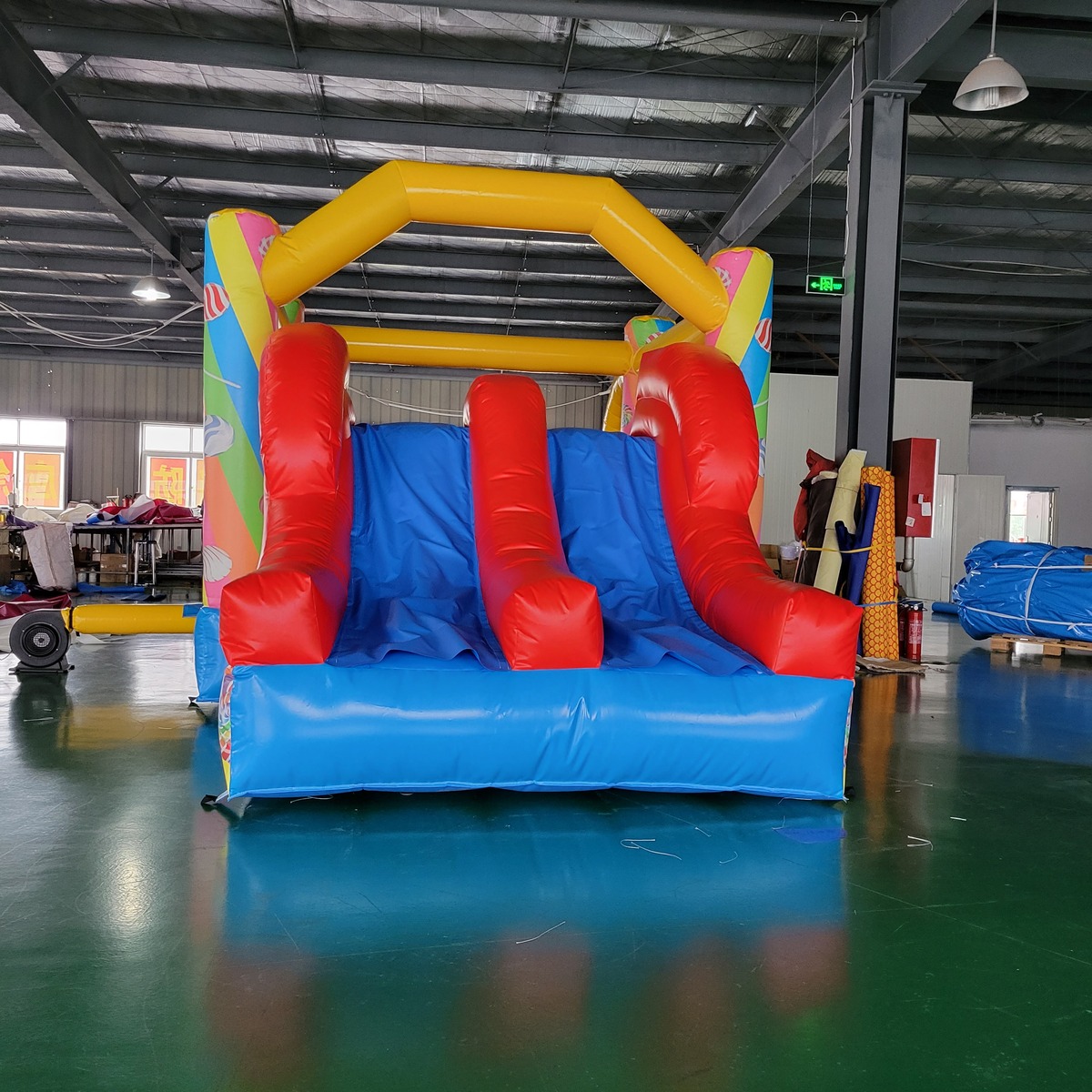 Kommerzielles PVC-Planen-Hüpfb – Kids Outdoor Play Bewertung und Preis