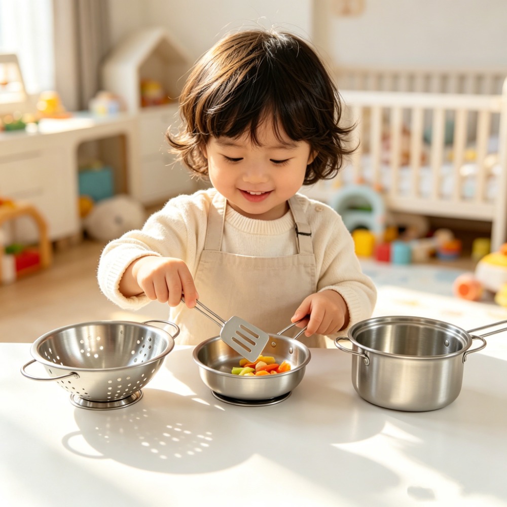 5-teiliges Kinder-Kochgeschirr – Kids Outdoor Kitchen Accessories Bewertung und Preis