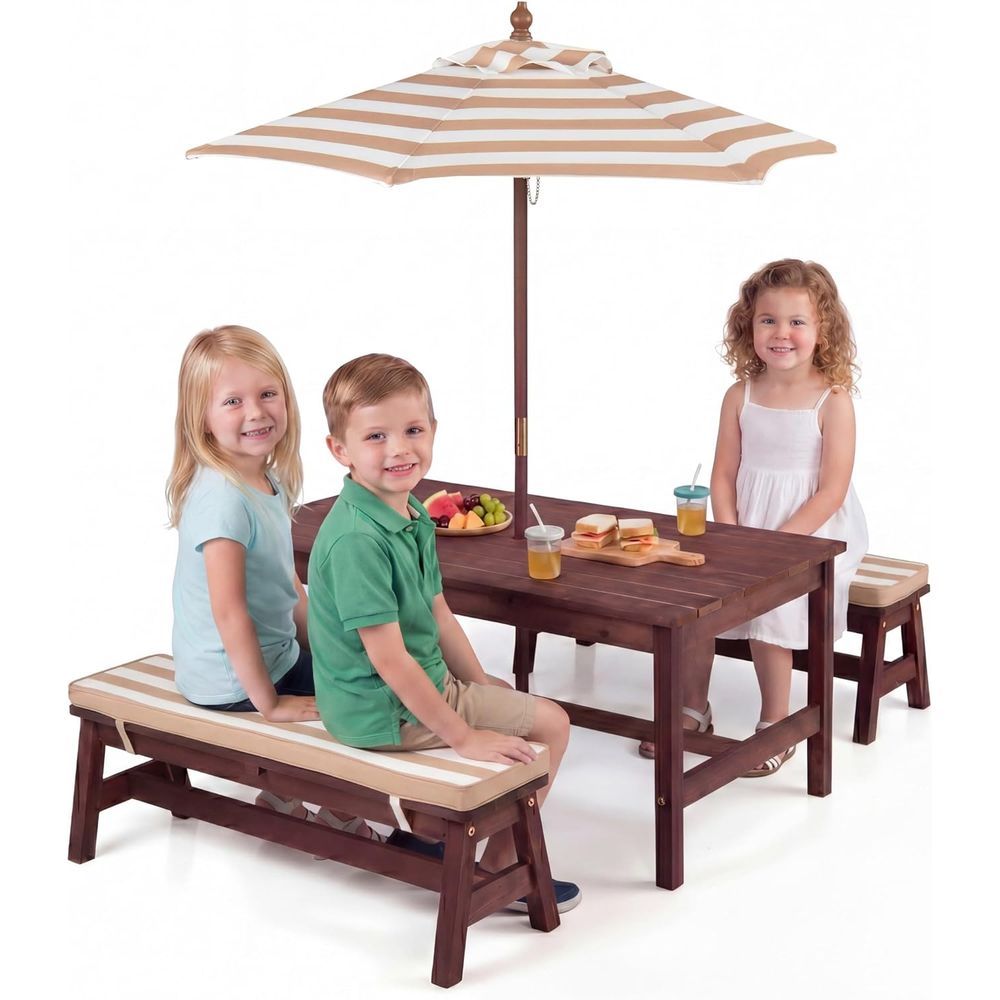 Kinder-Picknicktisch, große 42 – Kids Outdoor Umbrella For Table Bewertung und Preis
