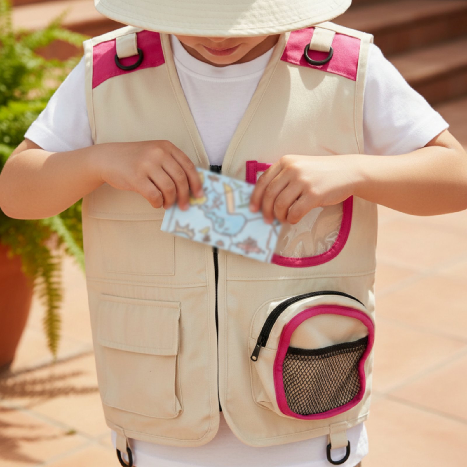 Entdecker-Hut und -Weste Rolle – Kids Outdoor Play Bewertung und Preis