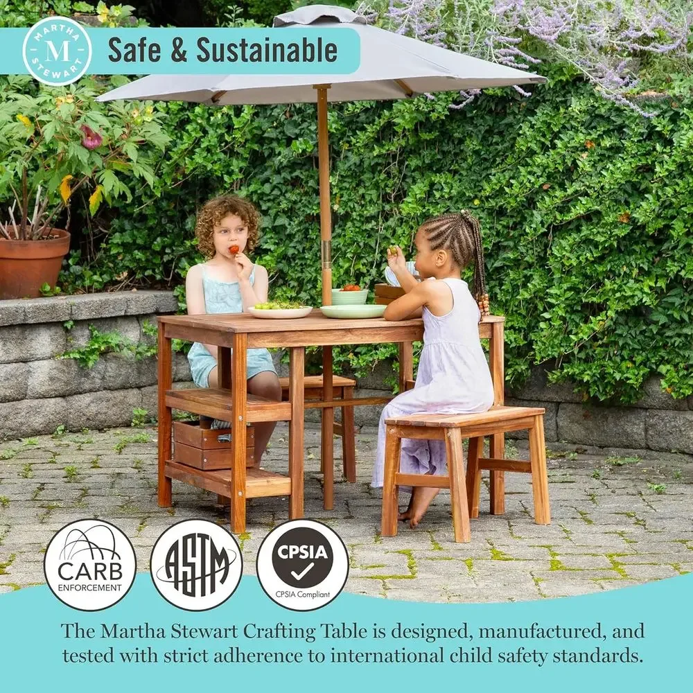 Kinder-Outdoor-Aktivitätstisch – Kids Outdoor Umbrella For Table Bewertung und Preis