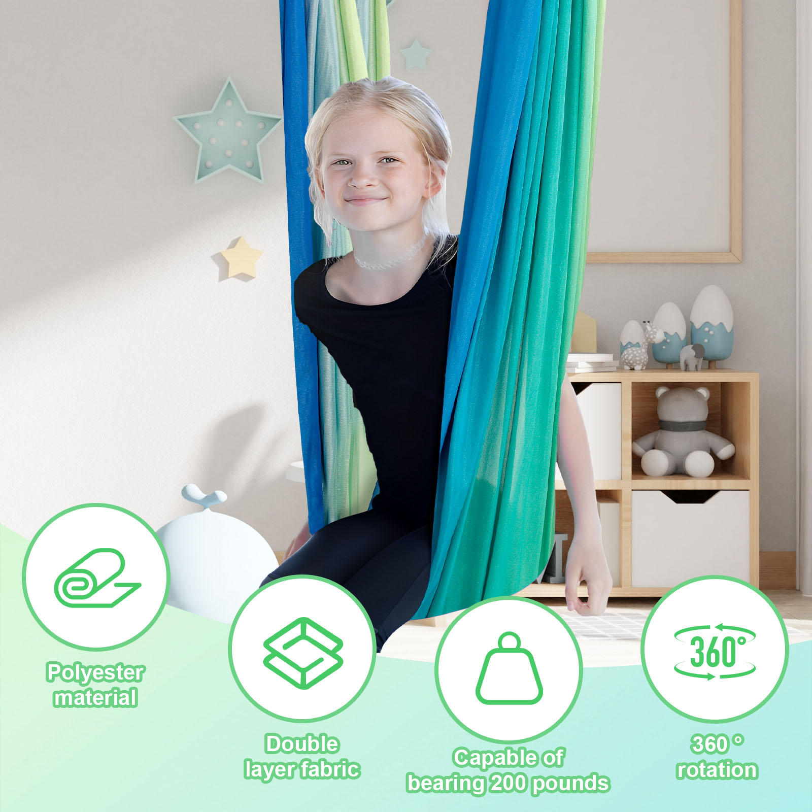 Sensorische Schaukeln für Kind – Kids Outdoor Hammock Swing Bewertung und Preis