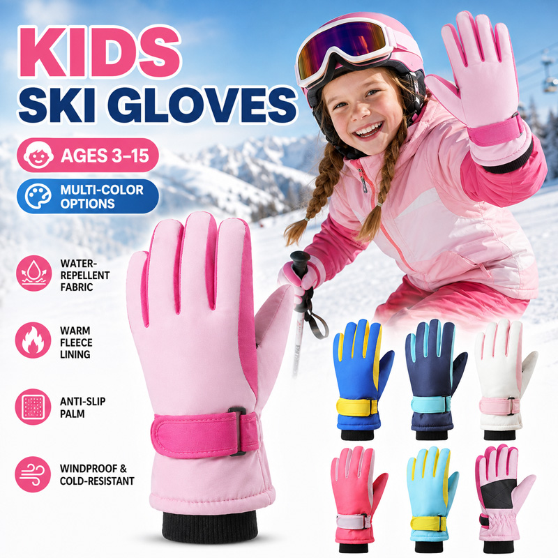 Kinder-Winter-Skihandschuhe, w – Kids Outdoor Gloves Bewertung und Preis