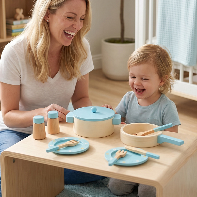 Holzküchen-Spielset für Kinder – Kids Outdoor Kitchen Accessories Bewertung und Preis