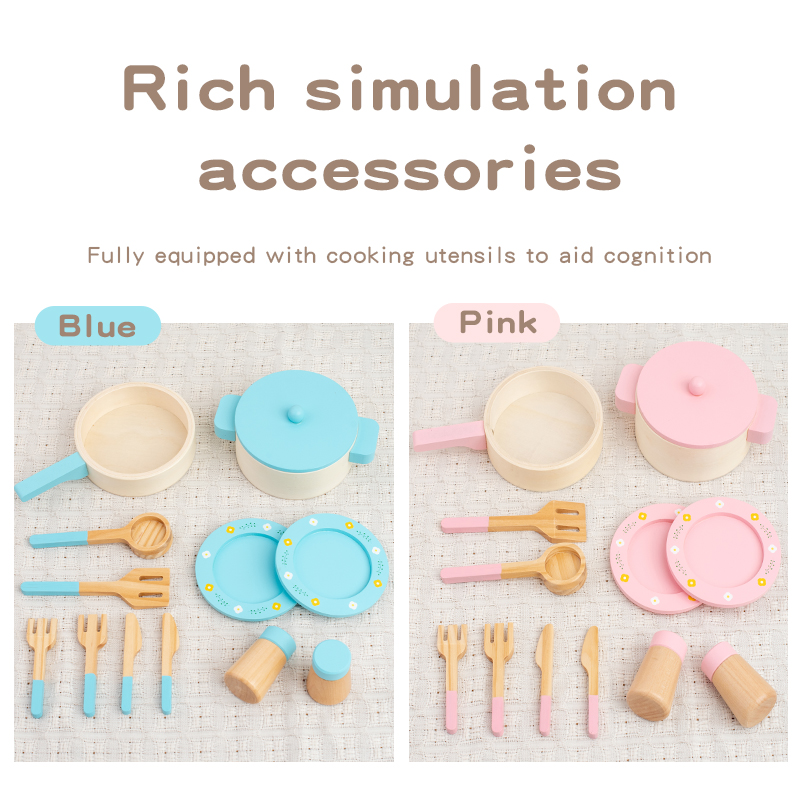 Holzküchen-Spielset für Kinder – Kids Outdoor Kitchen Accessories Bewertung und Preis
