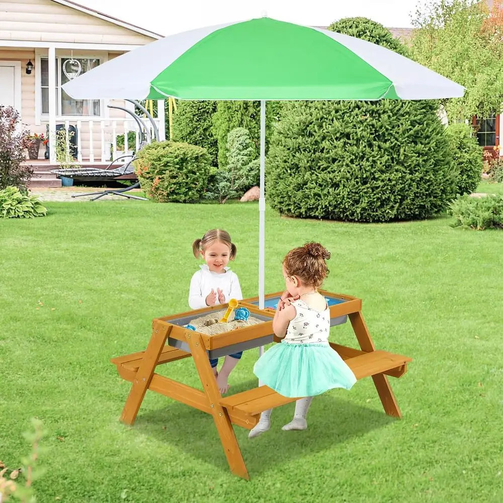 3-in-1 Höhenverstellbarer Rege – Kids Outdoor Umbrella For Table Bewertung und Preis