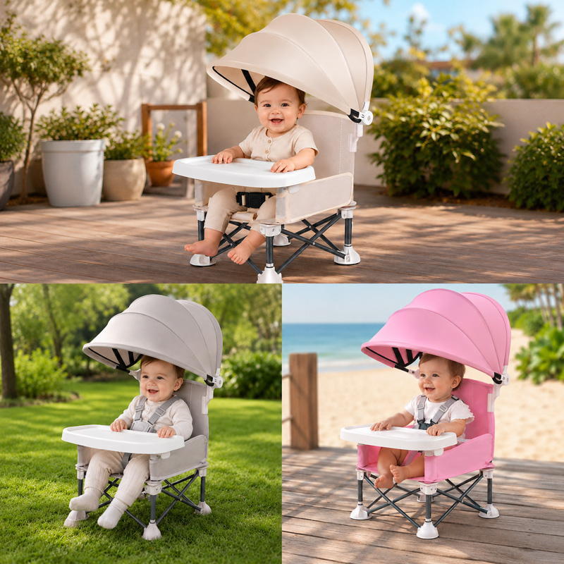 Klappbarer Baby-Essstuhl mit M – Kids Outdoor Seating Bewertung und Preis