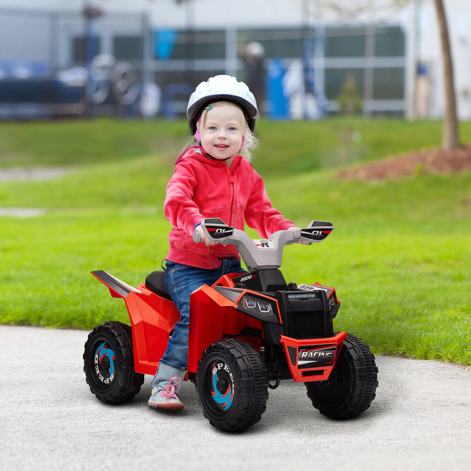 6V Elektroauto für Kinder mit  – Kids Outdoor Play Yard Bewertung und Preis