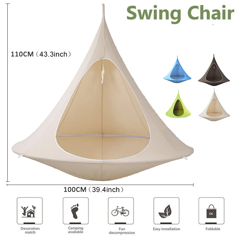 Wasserdichte Outdoor-Hängematt – Kids Outdoor Hanging Chair Bewertung und Preis