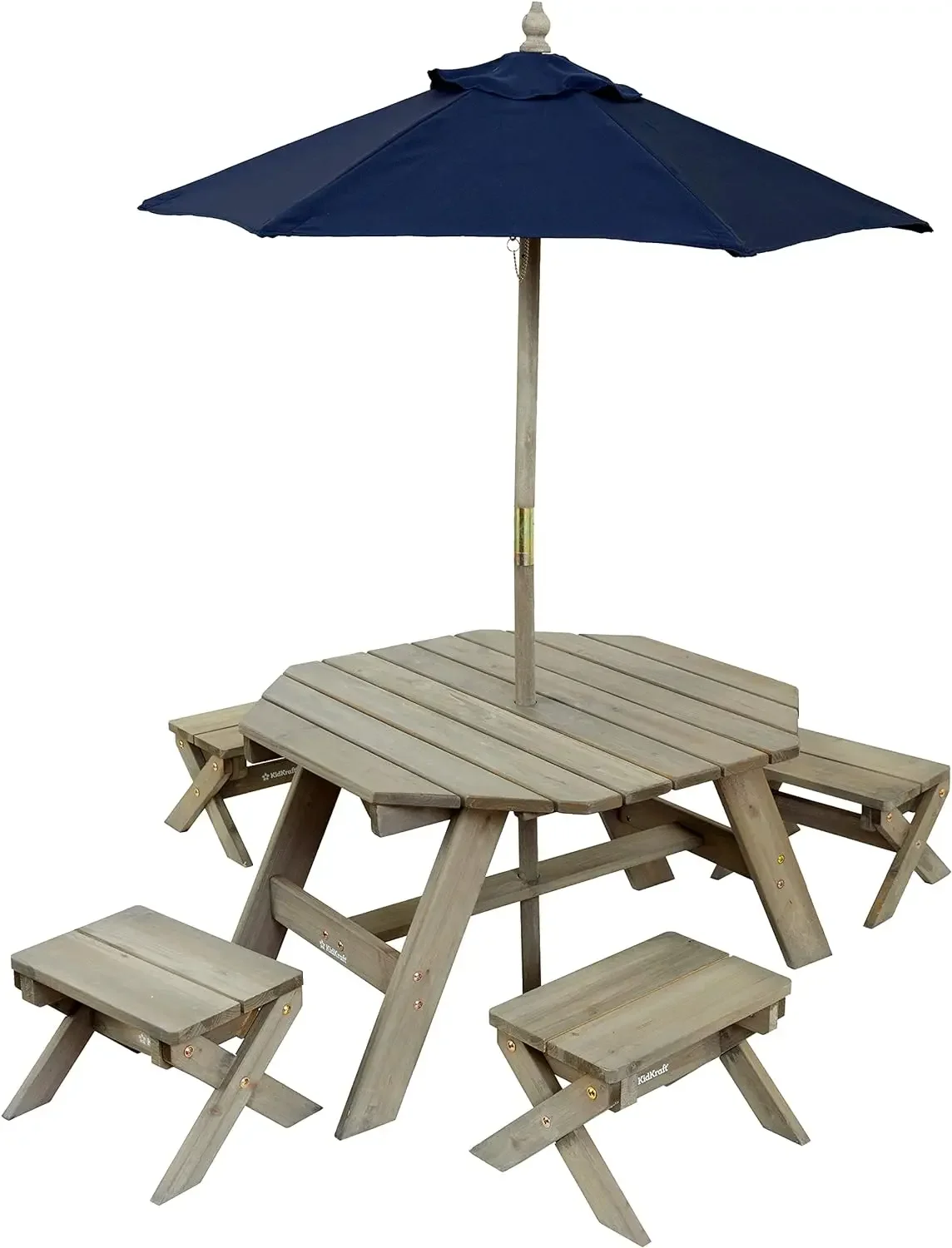 Ein achteckiges Tischhocker-Sc – Kids Outdoor Umbrella For Table Bewertung und Preis