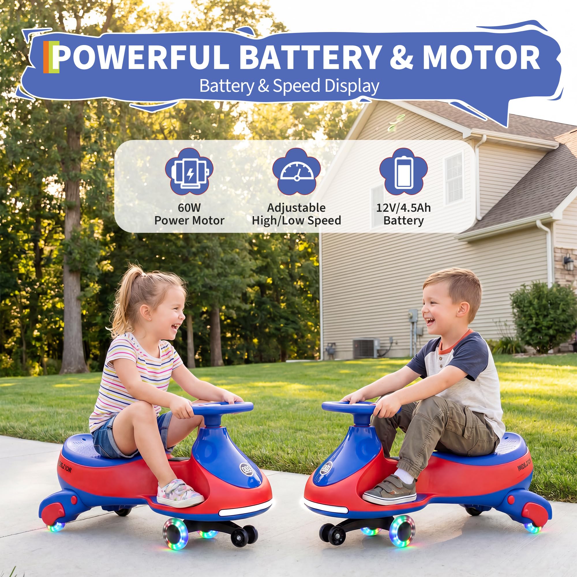 12V Elektrisches Wiggle Car fü – Ride On Toy Car Bewertung und Preis