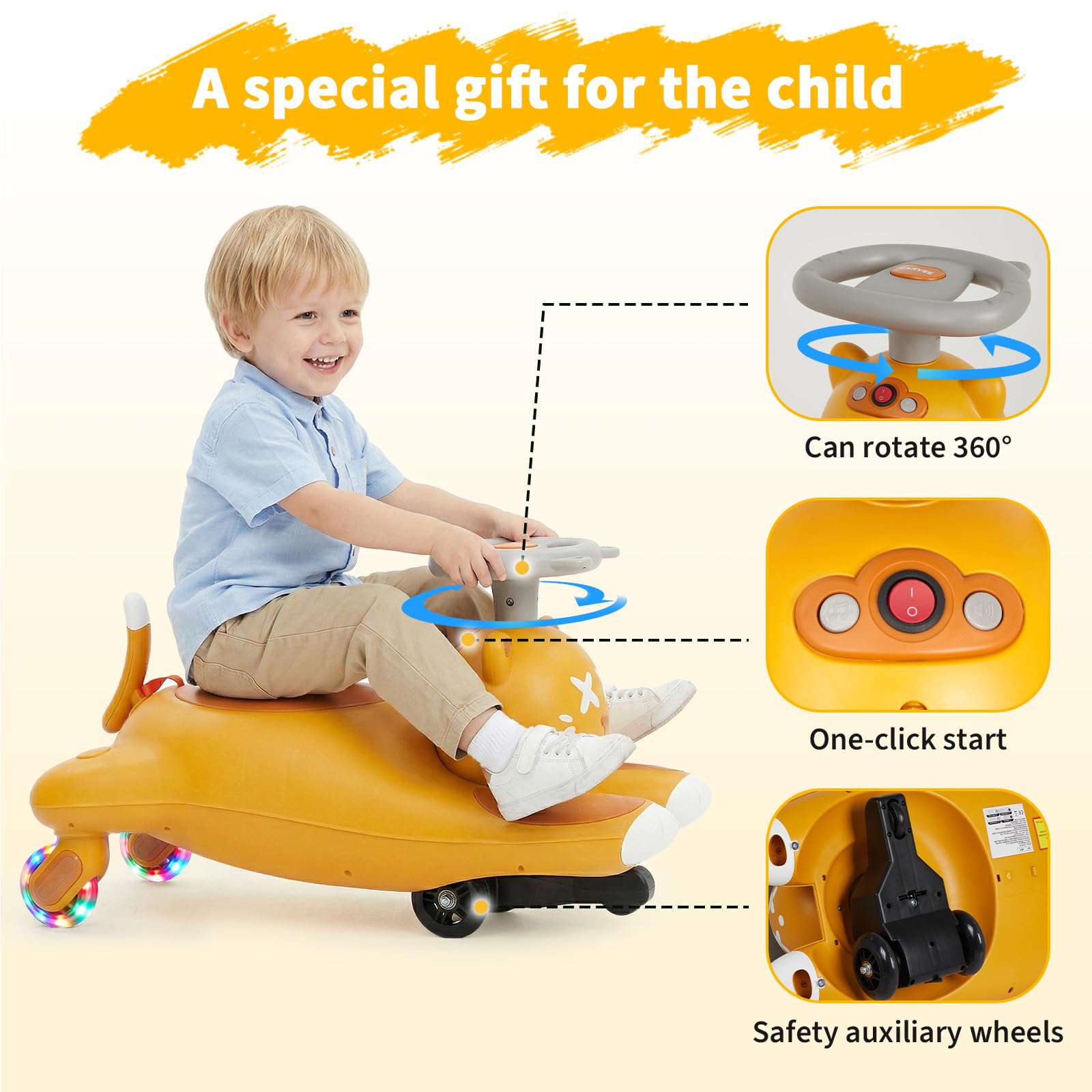 Elektrisches Wiggle-Ride-On-Au – Ride On Toy Car Bewertung und Preis