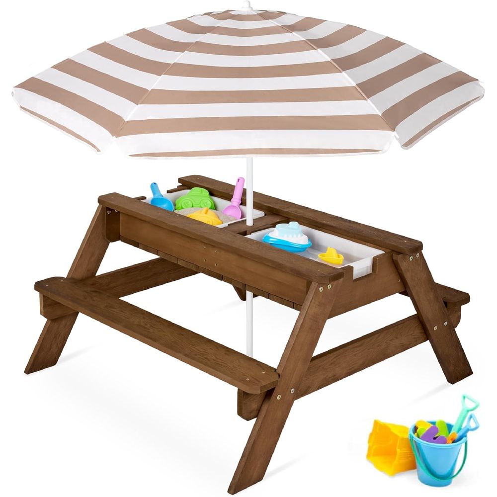 Kinder-Picknicktisch mit Sonne – Kids Outdoor Umbrella For Table Bewertung und Preis