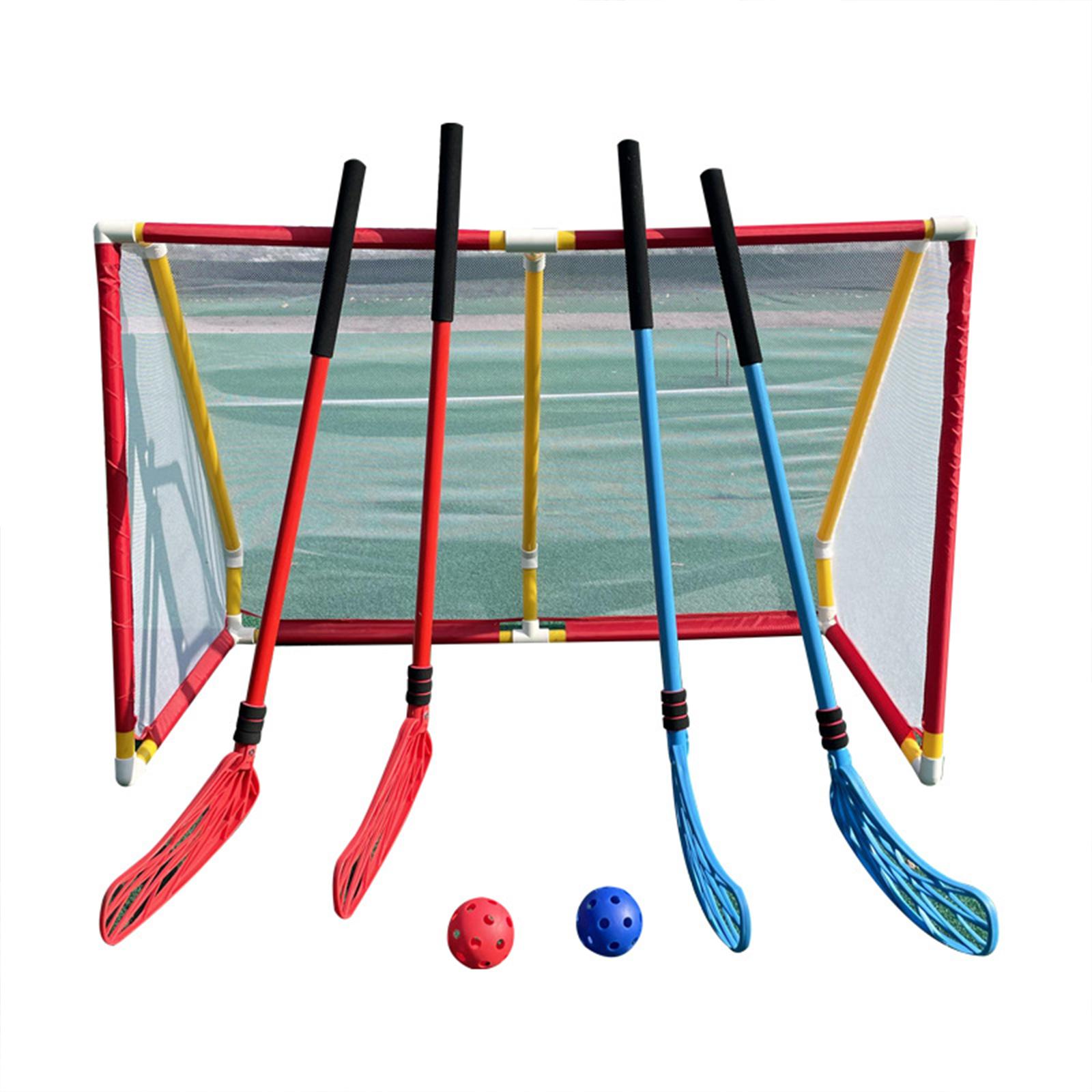 Kinder-Hockeyspiel-Starter-Set – Kids Outdoor Hockey Set Bewertung und Preis