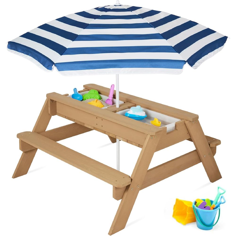 Kinder-Picknicktisch mit Sonne – Kids Outdoor Umbrella For Table Bewertung und Preis