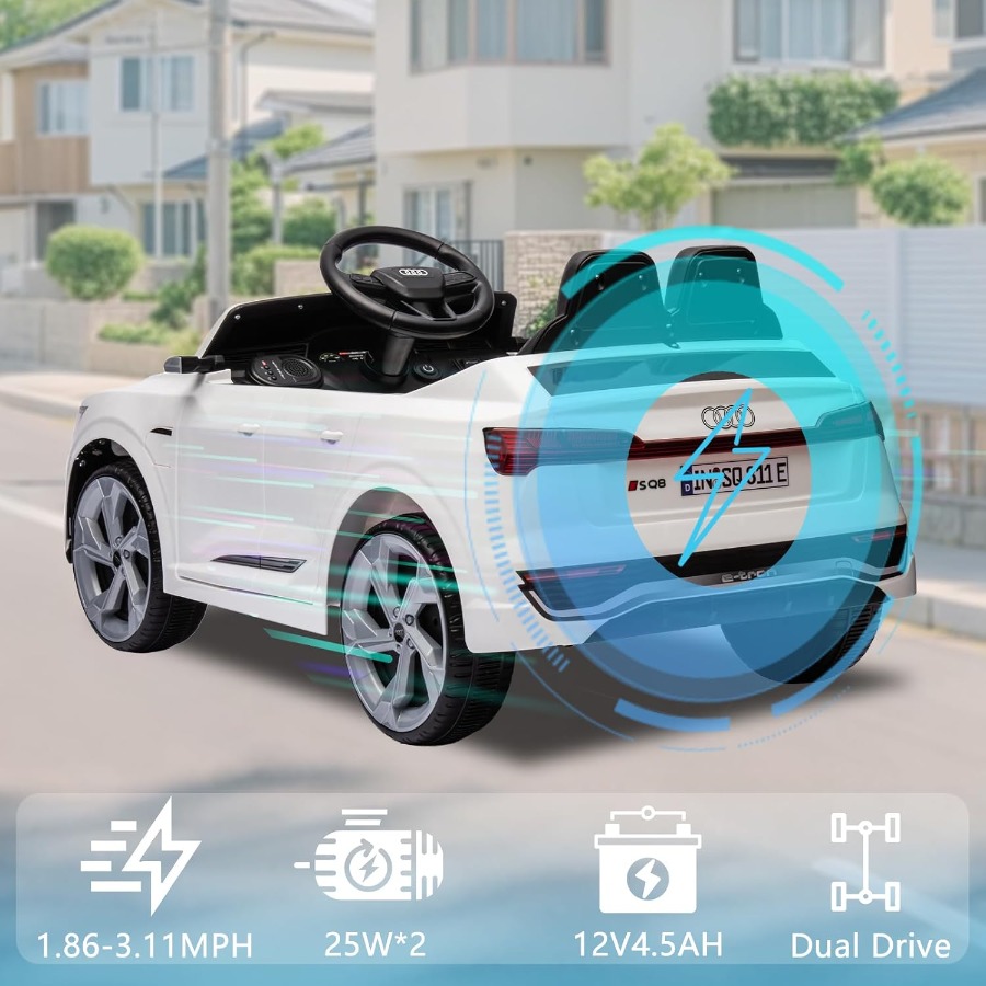12V lizenziertes Audi SQ8 Ride – Ride On Toy Car Bewertung und Preis