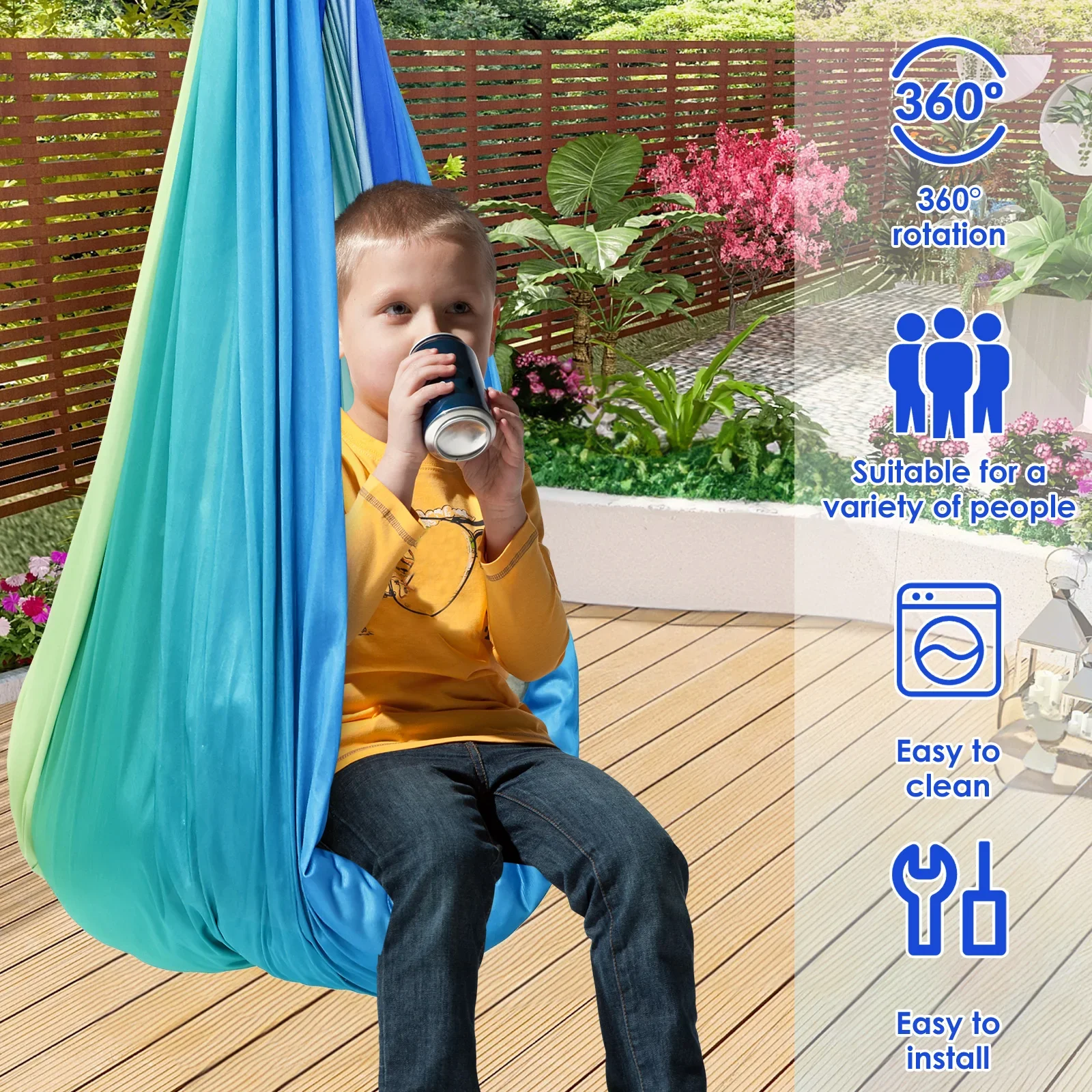 Sensorische Schaukel Komfortab – Kids Outdoor Hammock Swing Bewertung und Preis
